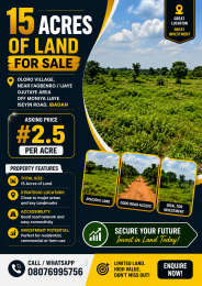 Land for sale Ijaiye Orile Ibadan Oyo