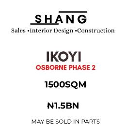 Land for sale Osborne Phase 2 Ikoyi Lagos