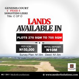 Land for sale Genesis Court 4 Sangotedo Ajah Lagos