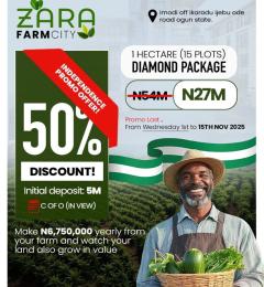Land for sale Imodi / Zara Farm City/ Off Ikorodu Ijebu Ode Road Ijebu Ode Ogun