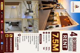 4 bedroom House for rent Thomas estate Ajah Lagos