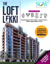 1 bedroom Flat / Apartment for sale Baderinwaalabi Street Lekki Phase 1 Lekki Lagos