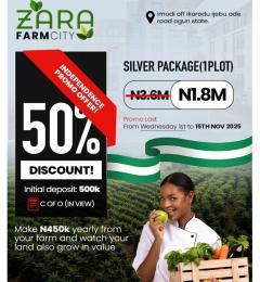 Land for sale Apa Egbede Community/ Zara Farm City Estate/ Imodi Ijasi, Ikorodu/ijebu Ode Road Ijebu Ode Ogun