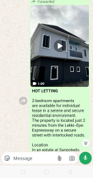 2 bedroom Flat / Apartment for rent In An Estate Sangotedo Ajah Lagos