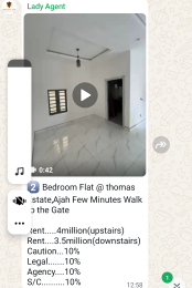 2 bedroom Flat / Apartment for rent Thomas Thomas estate Ajah Lagos
