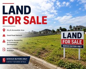 Land for sale Ajuwon Akute Road Ojodu Lagos