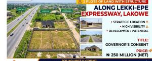 Land for sale Lakowe Along Lekki Expressway Lakowe Ibeju-Lekki Lagos