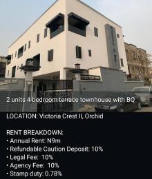 4 bedroom House for rent Victoria Crest 2, orchid Lekki Lagos