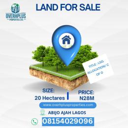 Land for sale Abijo Ajah Lagos