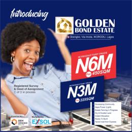 Land for sale Via Imota Ikorodu Lagos