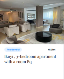 3 bedroom Flat / Apartment for sale Ikoyi Ikoyi Lagos
