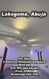 3 bedroom House for sale  Lokogoma Abuja