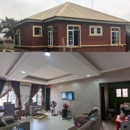 House for sale Along Temple Road, After Olaniyi Last Bus Stop, New oko oba Abule Egba Lagos