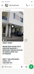 3 bedroom House for rent Lekki VGC Lekki Lagos