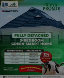 3 bedroom House for sale Arepo Ogun
