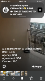 3 bedroom Flat / Apartment for rent Seaside Bus Stop Badore Ajah Lagos