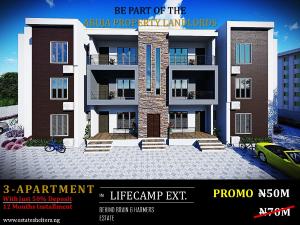 3 bedroom Flat / Apartment for sale ?? Location: Lifecamp Ext. After Karimo Market With Access Behind Brains & Harmers City. Life Camp Abuja