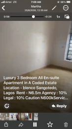 3 bedroom Flat / Apartment for rent Blenco Bus Stop Sangotedo Sangotedo Ajah Lagos