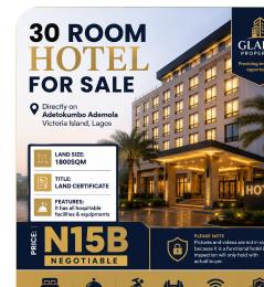 10 bedroom Commercial Property for sale Ademola Adetokunbo Victoria Island Lagos