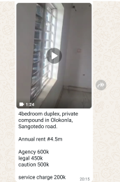 4 bedroom House for rent Olokonla Sangotedo Ajah Lagos