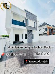 4 bedroom House for sale Sangotedo Ajah Lagos