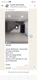4 bedroom House for rent Off Spra Road Ikate Ikate Lekki Lagos