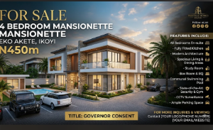 4 bedroom House for sale Eko Akete Ikoyi Lagos
