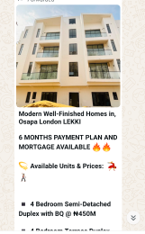 4 bedroom House for sale Beach Resort Estate, Platinum Way Osapa london Lekki Lagos
