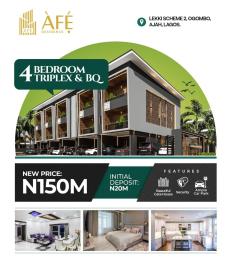 4 bedroom Flat / Apartment for sale Afe Residence Estate Lekki Scheme 2 Ajah Lagos