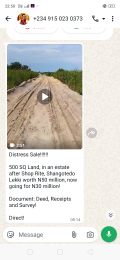 Land for sale In An Estate Sangotedo Ajah Lagos
