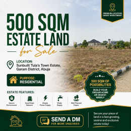 Land for sale Sun Built Tula's Estate Garam District, Abuja Ushafa Abuja