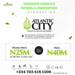 Land for sale Behind Novare Mall Sangotedo Lagos