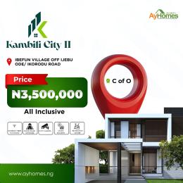 Land for sale Ibefun Village Off Ijebu Ode/ikorodu Road Odogbolu Ogun