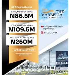 Land for sale Marbella Luxury And Smart Estate Along Lekki Epe Axis Eputu Ibeju-Lekki Lagos