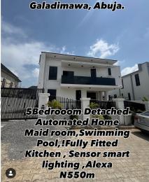 5 bedroom House for sale Galadimawa In A Very Beautiful,secured And Serene Estate Galadinmawa Abuja