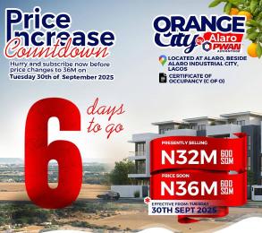 Land for sale Orange City,alaro City Epe Lagos