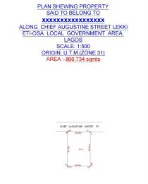Land for sale Lekki Phase 1 Lekki Lagos