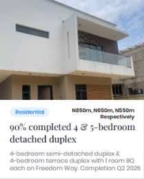 4 bedroom House for sale On Freedom Way Lekki Lagos Freedom Way Lekki Lagos