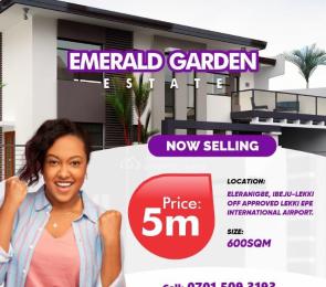 Land for sale Emerald Garden Estate, Eleranigbe Ibeju-Lekki Lagos