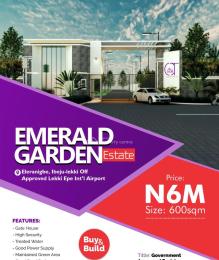 Land for sale Emerald Garden Estate, Eleranigbe, Ibeju-Lekki Lagos