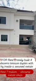 4 bedroom House for rent Lifecamp District Abuja ( Video Of The House Is Attached) Life Camp Abuja