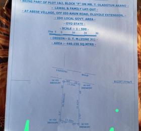 Land for sale Abese 2nd Transformer, Elebu Akala Express Ibadan Oyo