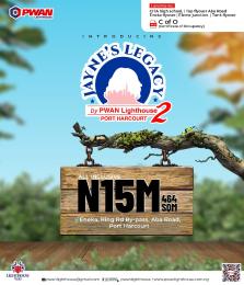 Land for sale Jayne's Legacy Estate Phase 2 Eneka Port Harcourt Rivers
