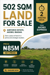Land for sale Airforce Estate Akobo Ibadan Oyo