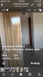 1 bedroom Flat / Apartment for rent Peace Ville Estate Badore Ajah Badore Ajah Lagos