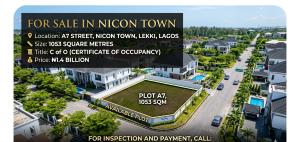 Land for sale A Street Nicon Town Estate Lekki Lagos Nicon Town Lekki Lagos