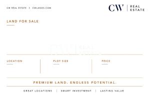 Land for sale Lekki Lagos