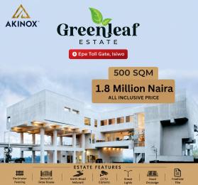 Land for sale Green Leaf Estate Located In Isiwo Town Immediately After Epe Tollgate Ijebu Ode Ogun