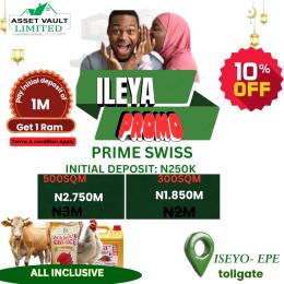 Land for sale Prime Swiss Estate Strategically Located Off Ijebu Ode Road, Epe Tollgate Ijebu Ode Ogun