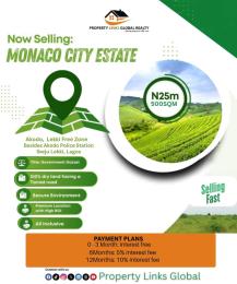 Land for sale Monaco City Estate Akodo Ibeju Lekki Free Trade Zone Akodo Ise Ibeju-Lekki Lagos